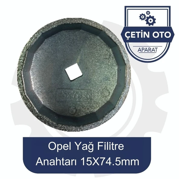 Opel Yağ Filitre Anahtarı 15x74.5mm ürün görseli