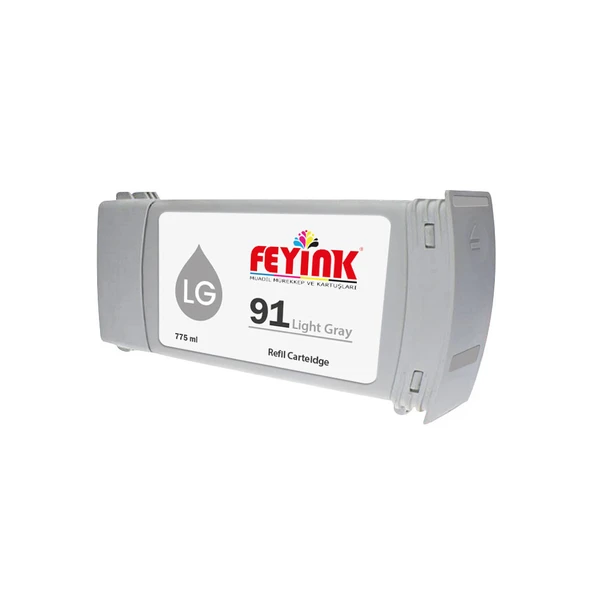 Feyink Hp 91 Light Gray (LG) Feyink Muadil Kartuş 775ml Designjet ürün görseli