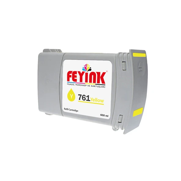Feyink Hp 761-765 Yellow (Y) Feyink Muadil Kartuş 400ml Designjet 7100/T7200