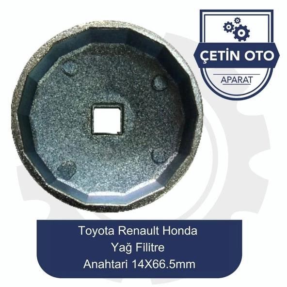 Toyota - Honda Yağ Filitre Anahtarı 14x66.5mm