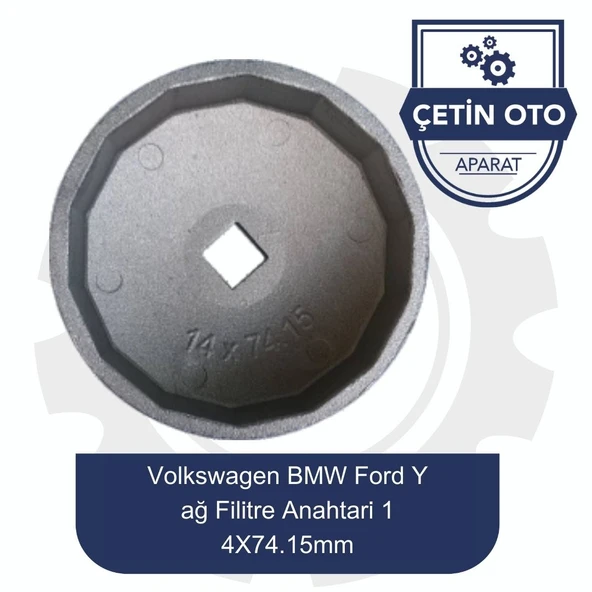 Volkswagen-bmw-ford Yağ Filitre Anahtarı 14x74.15mm