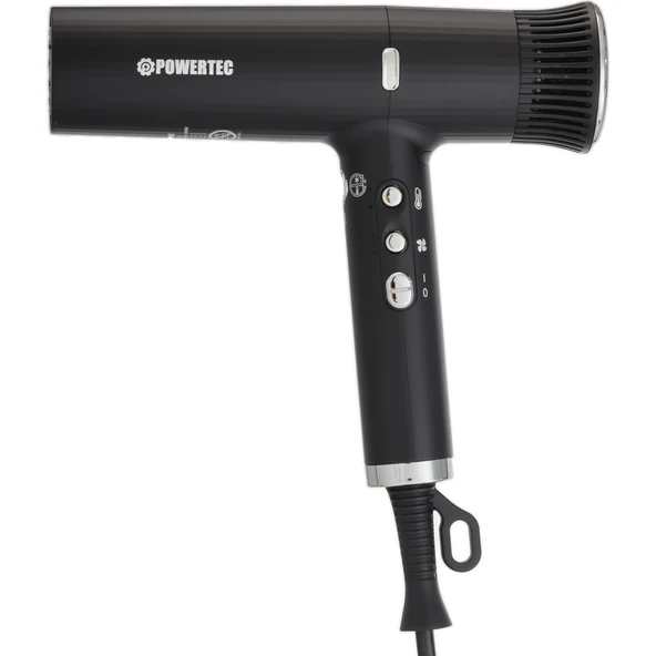 Powertec TR-4444 Süperlux Ionic Fön Makinası Siyah - 5
