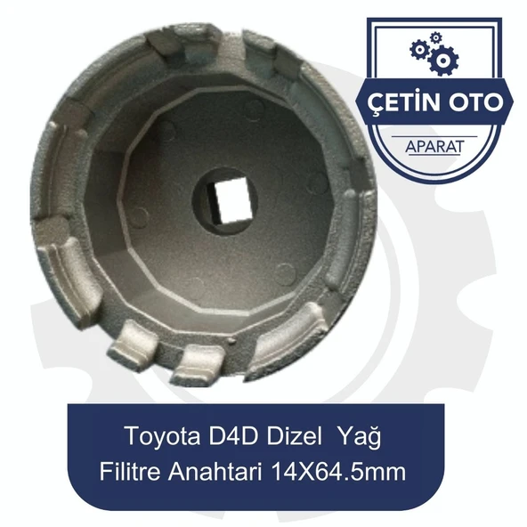 Toyota D4D Dizel Yağ Filitre Anahtarı 14x64.5 M ürün görseli