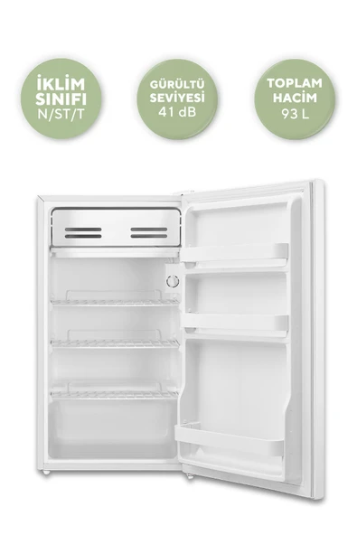 KUMTEL 93L Beyaz Büro Tipi Buzdolabı HMB-110 - 2