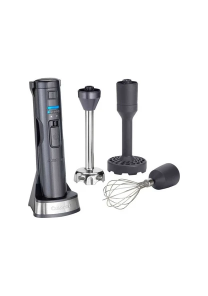 Cuisinart RHB100E Kablosuz 3 Aksesuarlı El Blenderı Gümüş