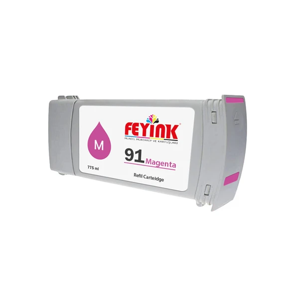 Feyink Hp 91 Magenta (M) Feyink Muadil Kartuş 775ml Designjet ürün görseli