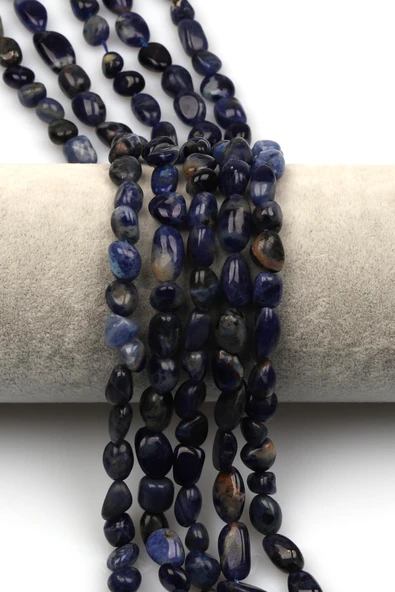 Sodalit Doğal Taş Dizi 6 x 8 mm Mercimek Kesim ürün görseli