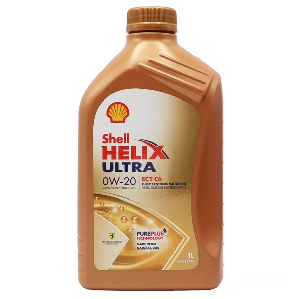 Shell Helix Ultra ECT C6 0w20 229.71 229.72 LL-17FE+ Motor Yağı 1lt Ü.T. 2024 ürün görseli 1