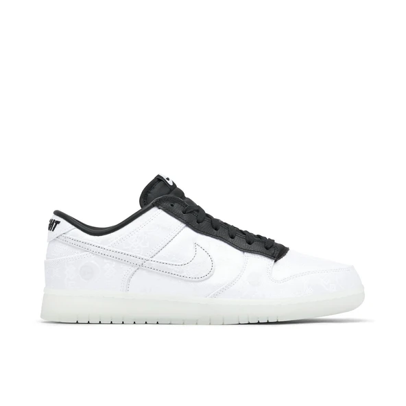 Nike Dunk Low x CLOT x Fragment Black White - 1