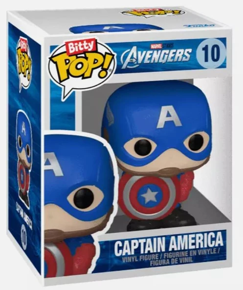 Funko Pop Bitty Marvel The infinity Saga Captan America 10 (2,5 cm)