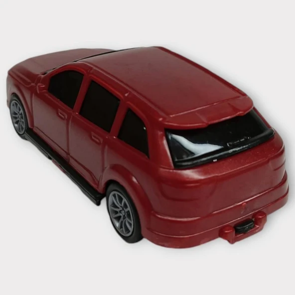 Çek Bırak Arabalar 10 Cm - Kırmızı Hatchback - Resim 5