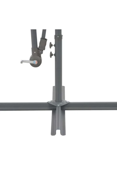 Düvenci Parasol / Bahçe Şemsiyesi, Krem Rengi, 3 Metre Çapında - Resim 3