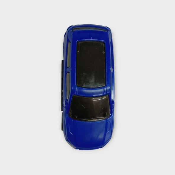 Çek Bırak Arabalar 10 Cm - Mavi Hatchback - Resim 5