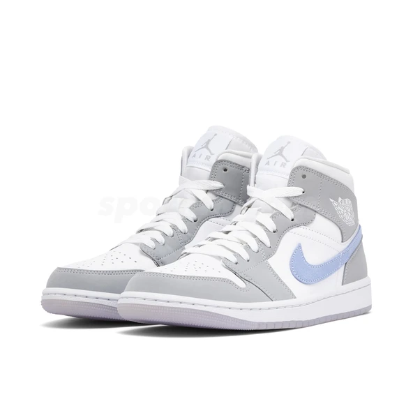 Nike Air Jordan 1 Mid Wolf Grey - 2