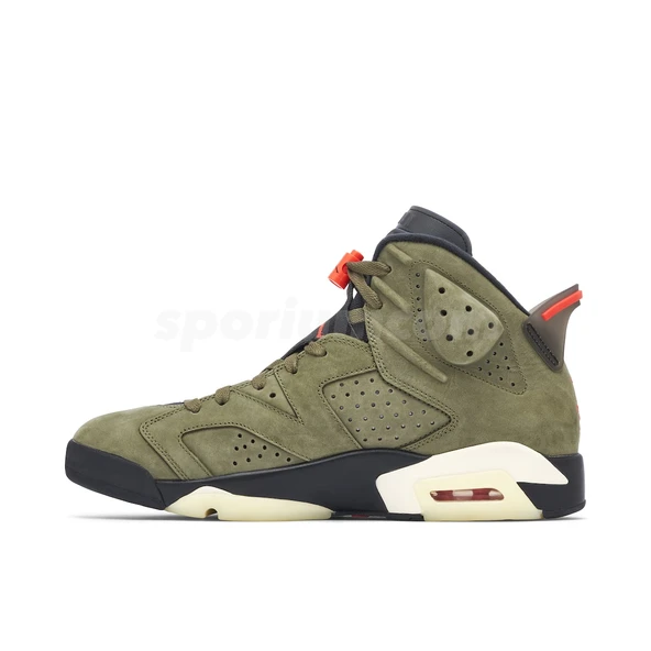 Nike Air Jordan Retro 6 Travis Scott Medium Olive - 2