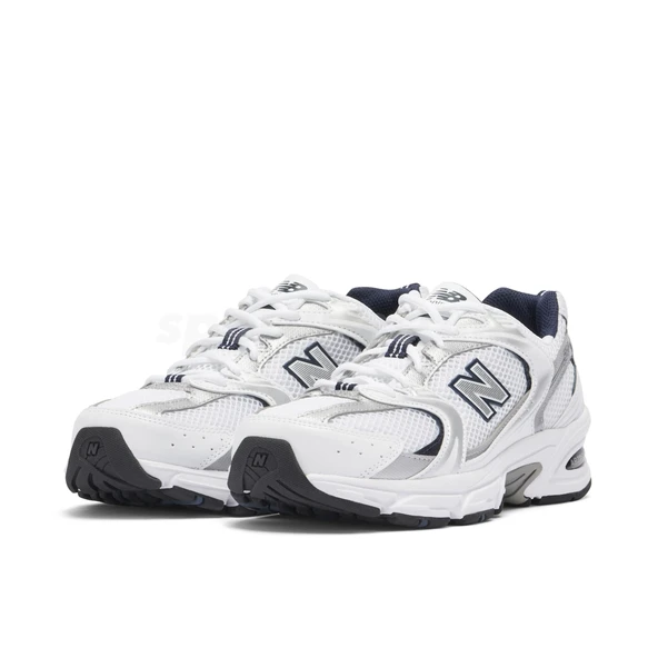 New Balance 530 White Silver Navy - 3
