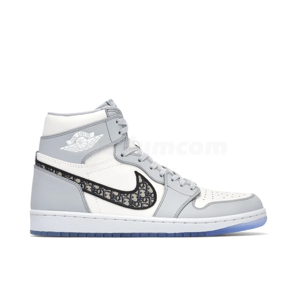 Nike Air Jordan 1 High Dior Wolf Grey Sail