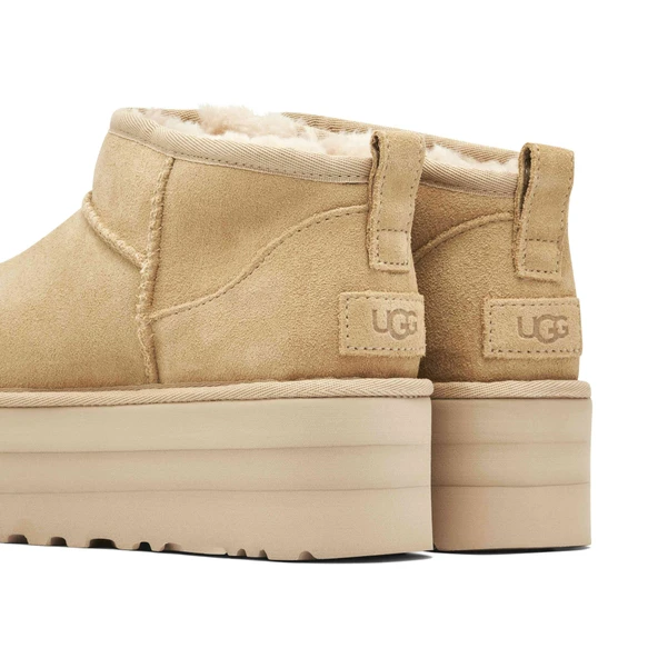 Ugg UGG Classic Ultra Mini Platform Brown Driftwood Womens - 5