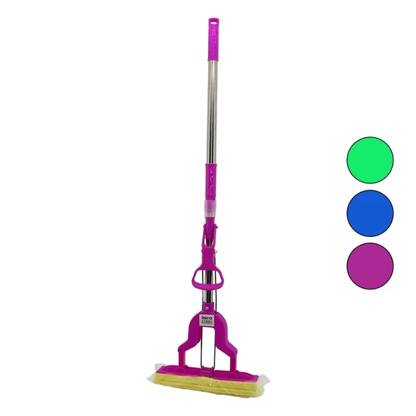 PVA MOP SIKMA KOLLU - SÜNGER MOP KROM UZAYAN SAP=75-95CM+RENKLİ PLS.BAŞLIK=115CMBRKT-910262 (4172)