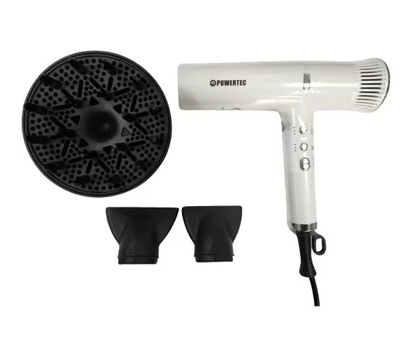 Powertec TR-4444 Süperlux Ionic Fön Makinası Beyaz - 3