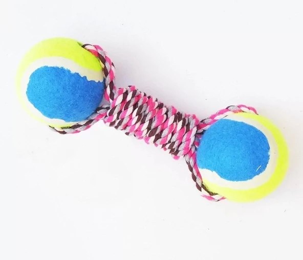 Köpek Kedi Diş Kemirme Tırmalama Ipli Toplu Oyuncak Nu-345043 - 1