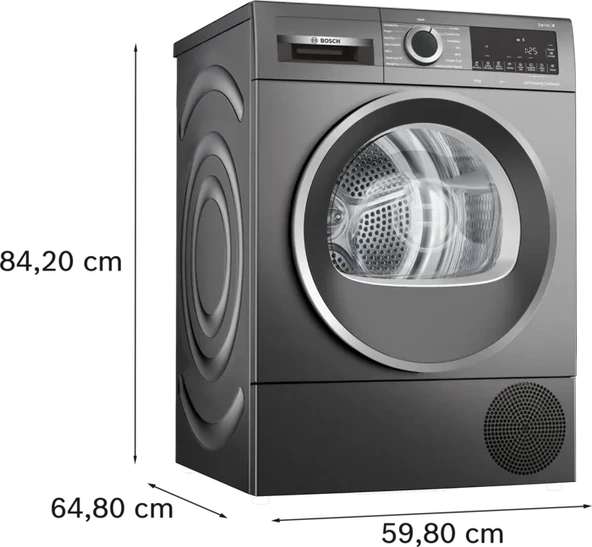 Bosch WQG2420RTR 9 kg Çamaşır Kurutma Makinesi - 5