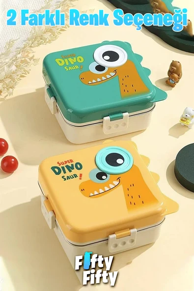Vagonlife Lunch Box 1120 ML (Sızdırmaz,Karışmaz Üç Bölmeli) Sos Kaseli Yeni Nesil Sefer Tası-FFLBOX10082 - 17