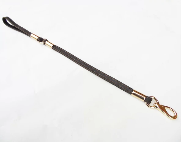 Köpek Kalın Deri Dikişli Uzatma Gezdirme Kayış Tasma 72Cm H069