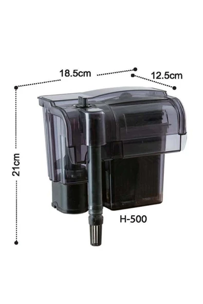 Dophin H500 Akvaryum Askılı Şelale Filtre 510 L/s