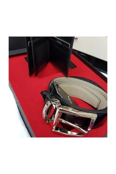 Pierre Cardin 4'lü Gömlek Kemer Cüzdan Kravat Damat Seti 03 - 9