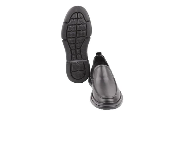 Marcomen 19325 Deri İthal Ortopedik Eva Phaylon Taban Siyah Benfica Erkek Ayakkabı - 2