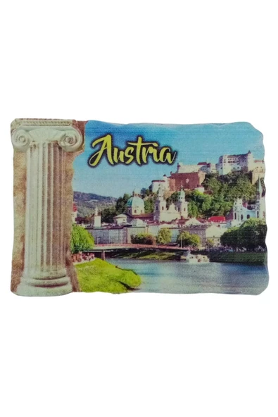 Avusturya Temalı Sütun Magnet - 3