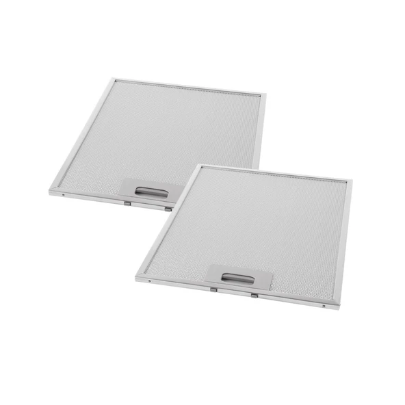 Aspiratör Davlumbaz Ankastre Alüminyum Tel Yağ Filtresi 2'li 26,2x33,5cm Beko ile Uyumlu -