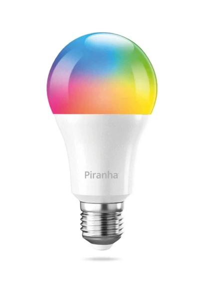 Piranha 21110 Rgb Akıllı Led Ampul - Sese Duyarlı Led Ampul - 9w - Wifi Bağlantılı - Dim Edilebilir - 2