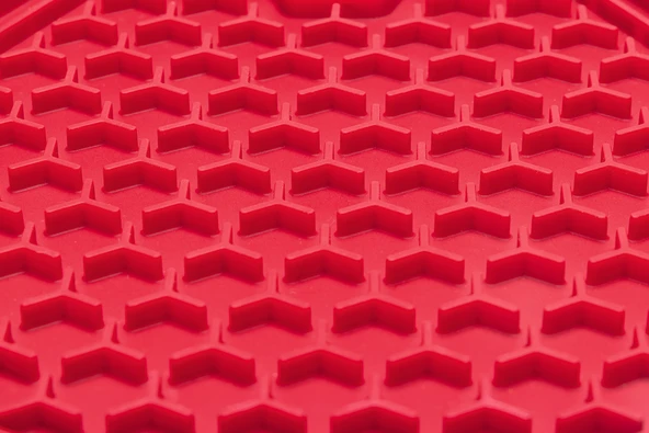 Beeztees Yavru Köpek Yaş Mama Yeme Oyuncağı, Sekizgen Şeklinde, Silikon, Pembe, 23x20cm - Resim 9