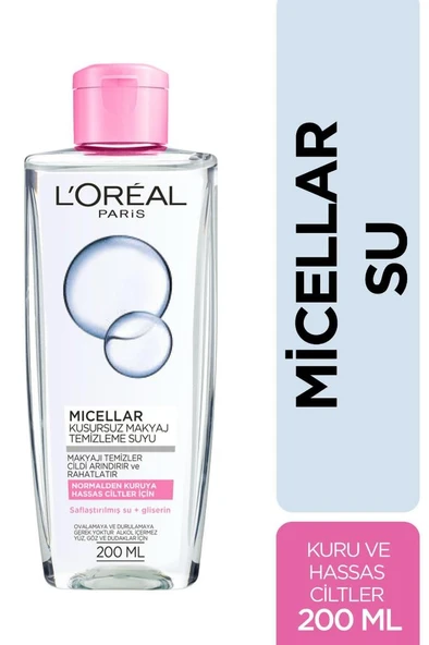 L'Oreal Paris Micellar Makyaj Temizleme Suyu Normalden Ve Kuruya Hassas Ciltler Için 200 ml - 5