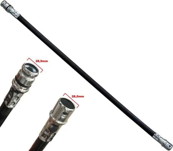 Motorlu Tırpan Spiral Siyah Hortum Kalın Tip 87cm 28,5x28,5cm Kawasaki TJ53E Hyundai ürün görseli 1