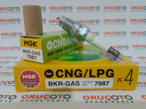 Ngk-7987 bkr-gas 4 Adet Bujı Lpg'li Araçlar için Özel Üretim