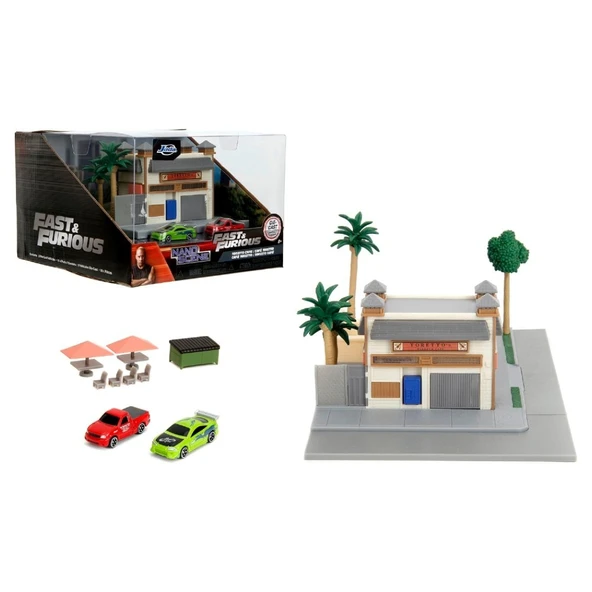 Jada Fast & Furious Nano Toretto's Cafe Nano Scene