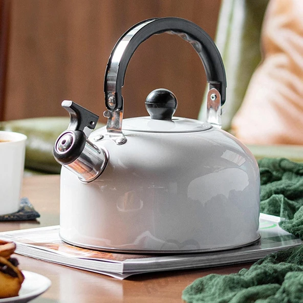 Valkyrie 3L Paslanmaz Çelik Düdüklü Kettle Su Isıtıcısı Çaydanlık Islıklı Demlik - 7