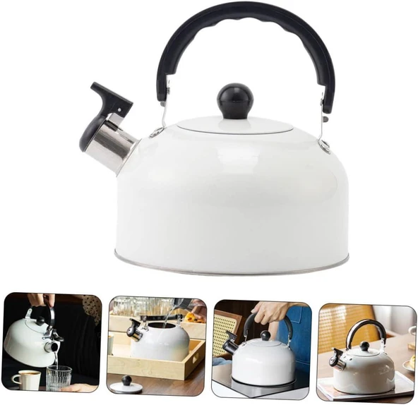 Valkyrie 3L Paslanmaz Çelik Düdüklü Kettle Su Isıtıcısı Çaydanlık Islıklı Demlik - 5