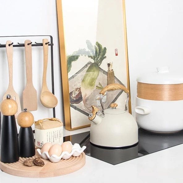 Valkyrie 2.5L Paslanmaz Çelik Düdüklü Su Isıtıcısı Demlik Islıklı Kettle - 8