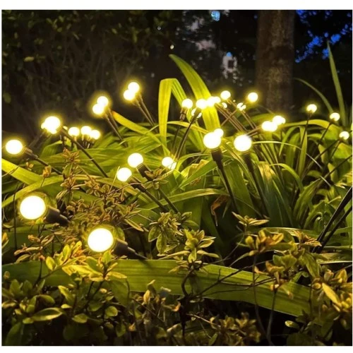 6 Led'li Güneş Enerjili Bahçe Çiti Aydınlatma Lamba (sarı) TdrTR