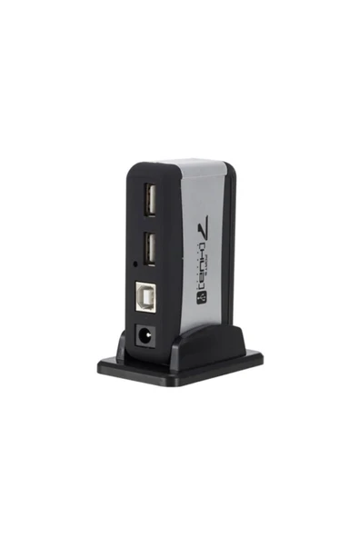 WOZLO 7 Port Usb Çoklayıcı Usb Hub Çoğaltıcı - Adaptörlü Pc Notebook-A11 - 4