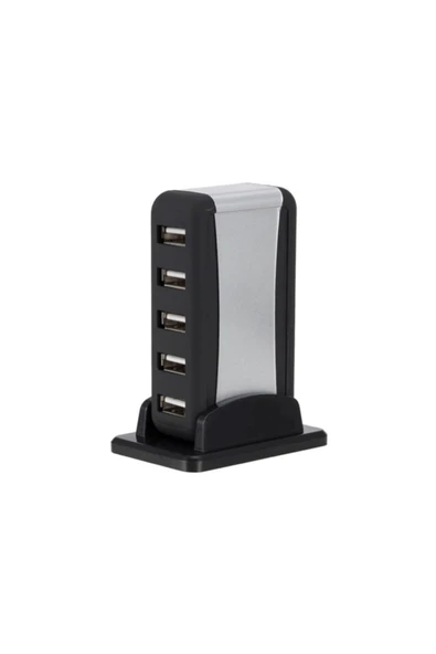 WOZLO 7 Port Usb Çoklayıcı Usb Hub Çoğaltıcı - Adaptörlü Pc Notebook-A11 - 3
