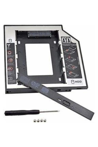 TRND Oem Dvd Yuvasına Takılan Ssd Hdd Kutusu 12.7mm Hdd Caddy Kızak--A07