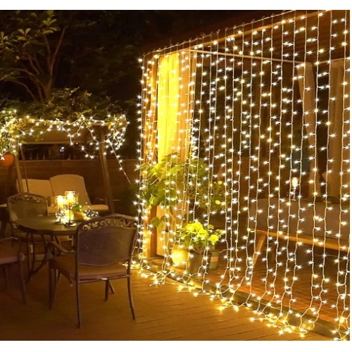 3*2 Perde Led Sarı Işık TdrTR
