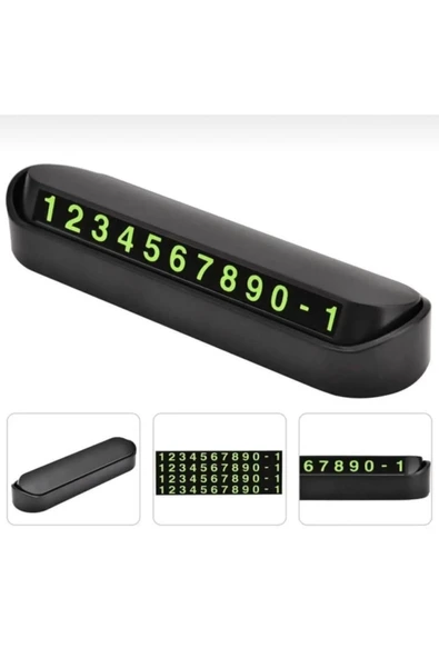WOZLO FOSFORLU LÜX ARAÇ NUMARATÖRÜ AÇ KAPAT ÖZELLİKLİ - A12