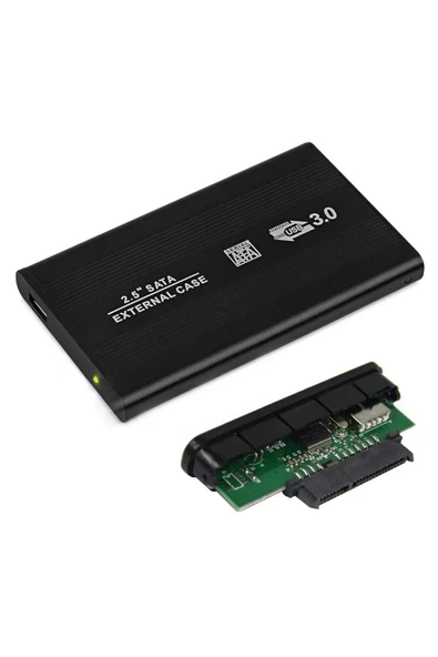 2.5 Sata USB 3.0 HDD SSD Kutu - Harddisk Kutusu - Aluminyum Gövde-A16 - 4