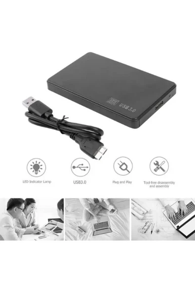 Maybax 2.5" Usb 3.0 Harici Ssd Harddisk Hdd Kutusu Sata Hard Disk Harici-A16 - 5